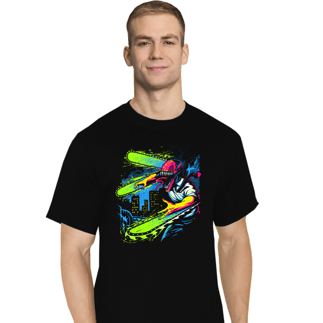 Daily_Deal_Shirts T-Shirts, Tall / Large / Black Chain Of Filth
