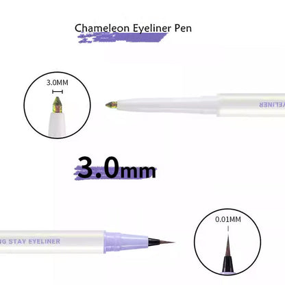 CHARMACY Double-Head Waterproof Chameleon Eyeliner Pen T4293
