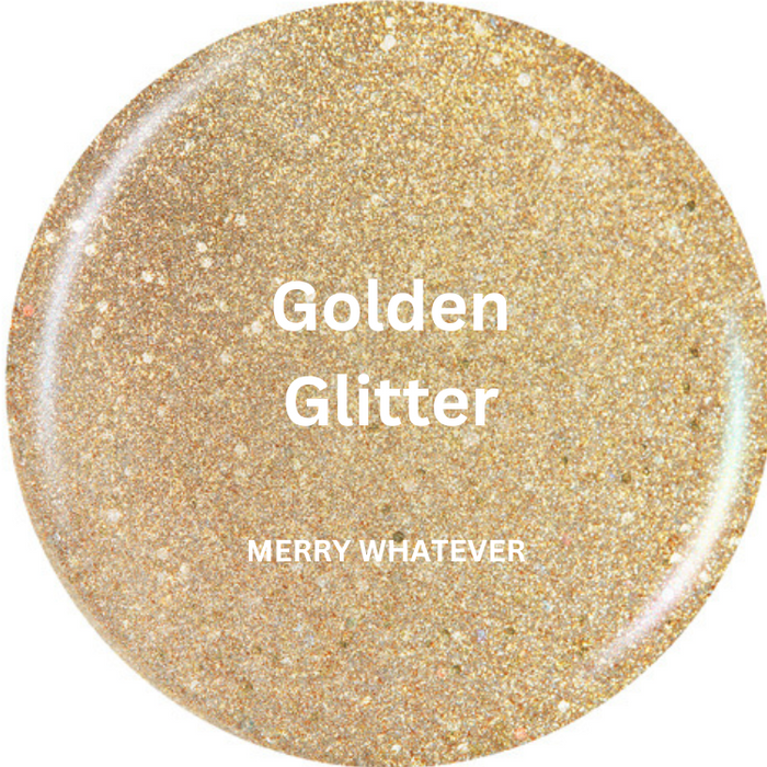 Gold / Merry Whatever - Gold Glitter