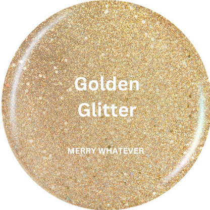 Gold / Merry Whatever - Gold Glitter