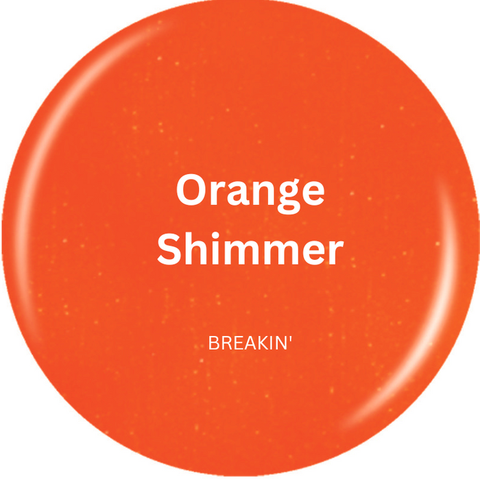 China Glaze Nail Varnish 14ml - Orange Shimmer & Glitter