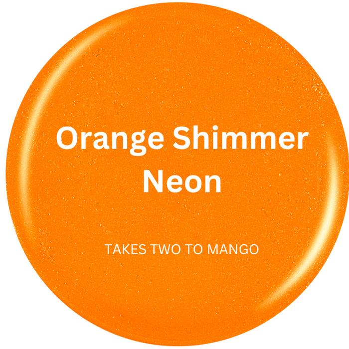 China Glaze Nail Varnish 14ml - Orange Shimmer & Glitter