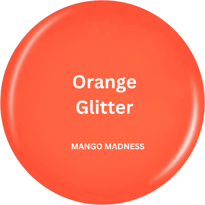China Glaze Nail Varnish 14ml - Orange Shimmer & Glitter
