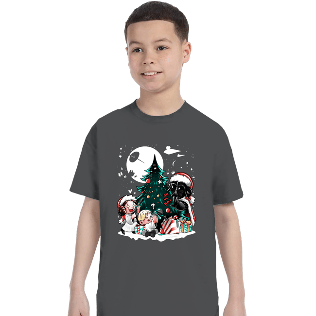 Daily_Deal_Shirts T-Shirts, Youth / XS / Charcoal Christmas In The Stars