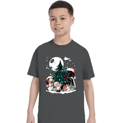 Daily_Deal_Shirts T-Shirts, Youth / XS / Charcoal Christmas In The Stars