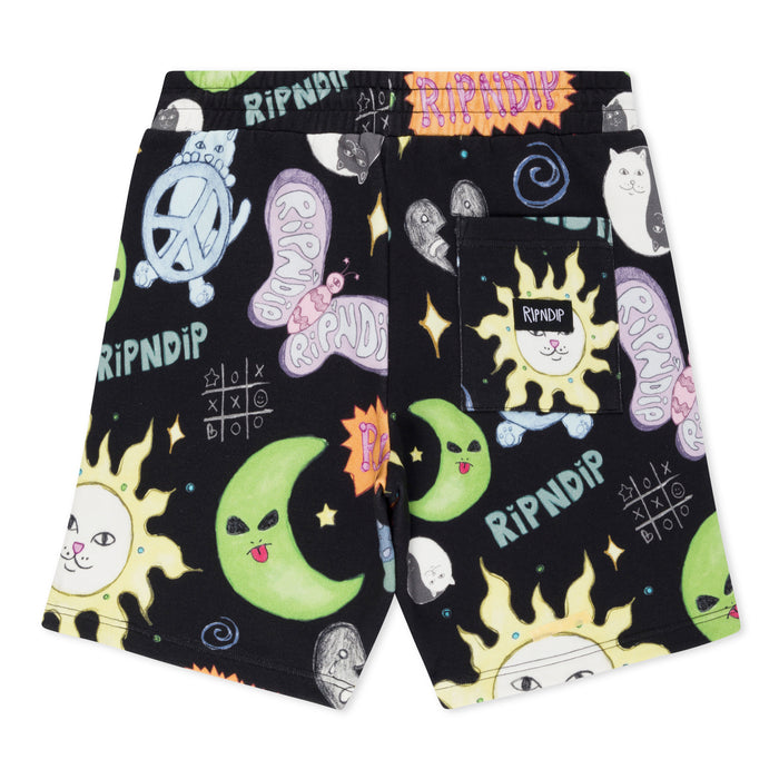 RIPNDIP Circo Loco Sweatshorts (Black)