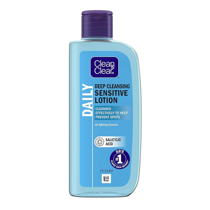 Clean & Clear Deep Cleansing Sensitive Lotion 7oz/ 200ml - ikatehouse