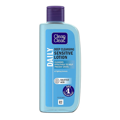 Clean & Clear Deep Cleansing Sensitive Lotion 7oz/ 200ml - ikatehouse