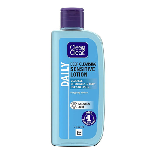 Clean & Clear Deep Cleansing Sensitive Lotion 7oz/ 200ml - ikatehouse