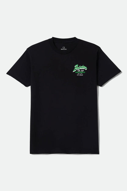 Men's Clemont Standard T-Shirt in the color Black - Front Product View