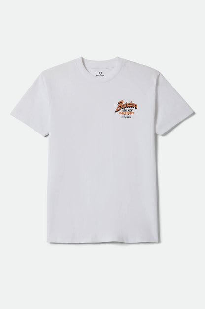 Men's Clemont Standard T-Shirt in the color White - Front Product View
