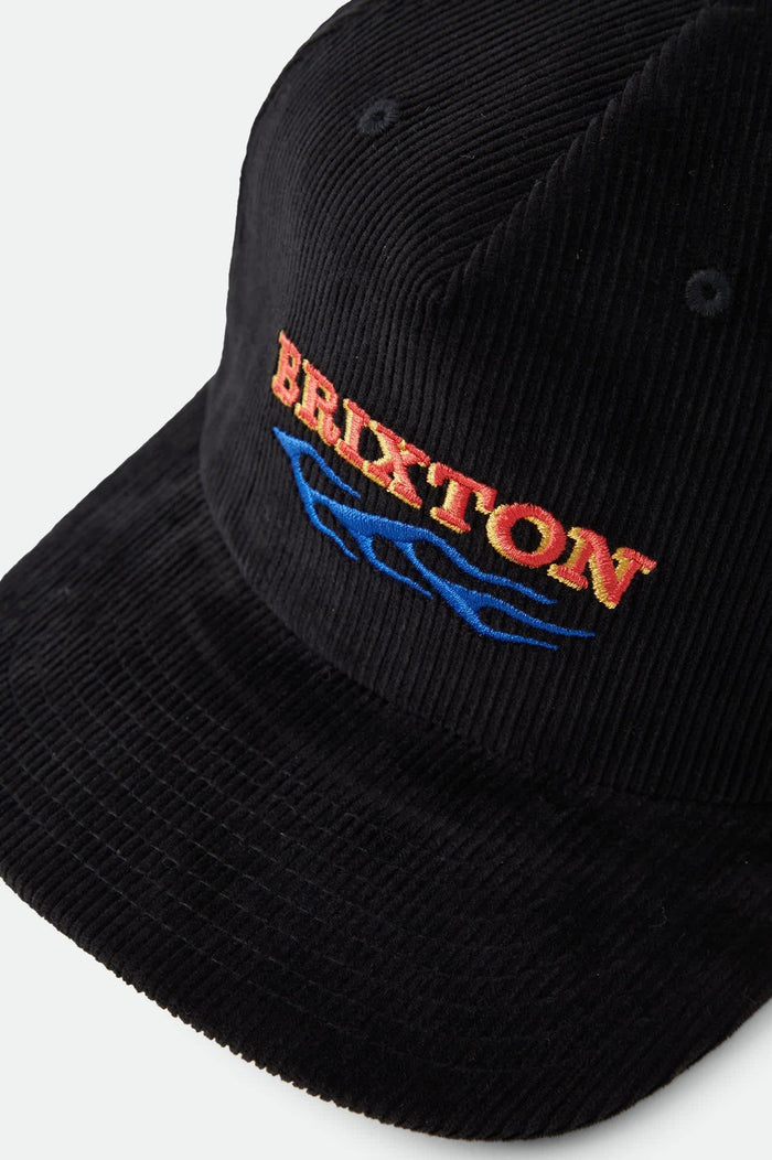 Unisex Clifton Snapback in the color Black - Additional Laydown image