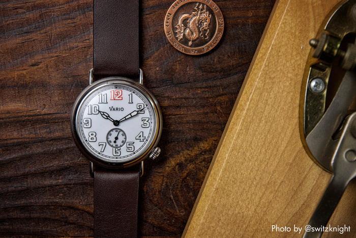 Vario Mocha brown clip on strap