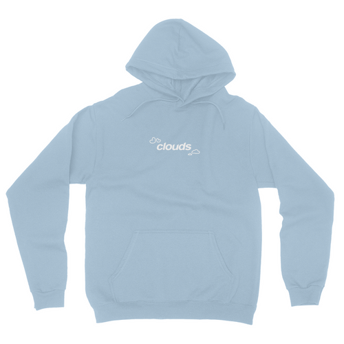Clouds Hoodie Blue