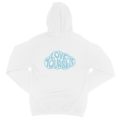 Clouds White Hoodie (Blue)