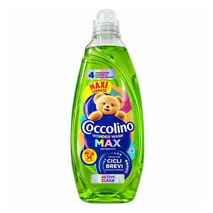 Coccolino Wonder Wash Max Active Clean 54 lavaggi