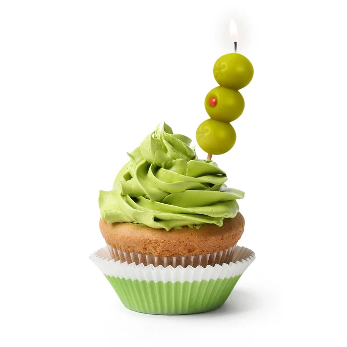 Cocktail Olive Birthday Candles