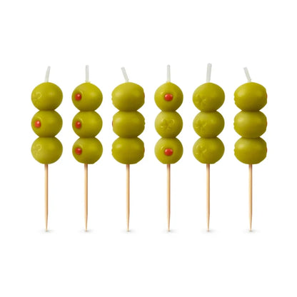 Cocktail Olive Birthday Candles