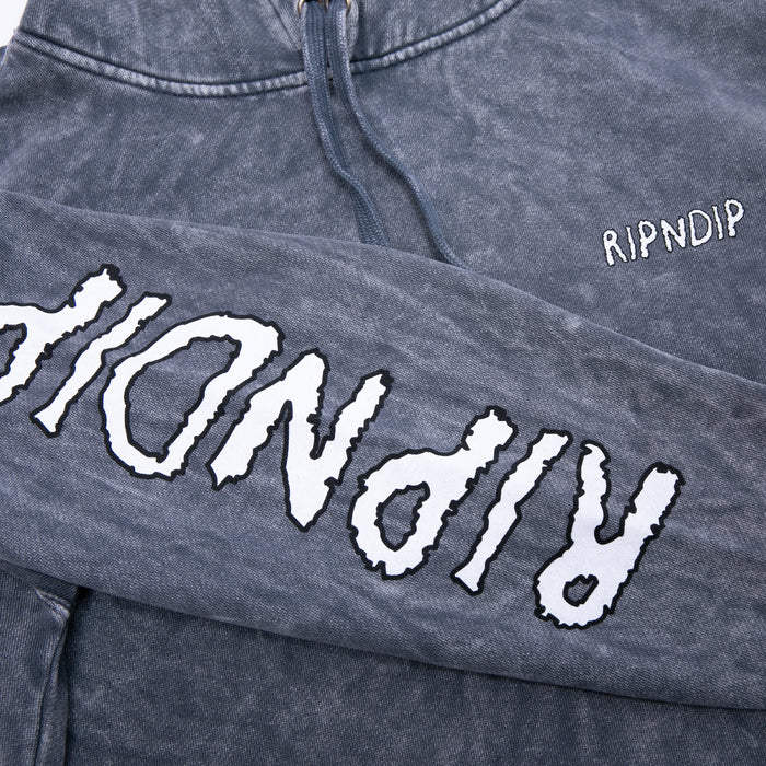 RIPNDIP Coco Nermal Hoodie (Grey Mineral Wash)