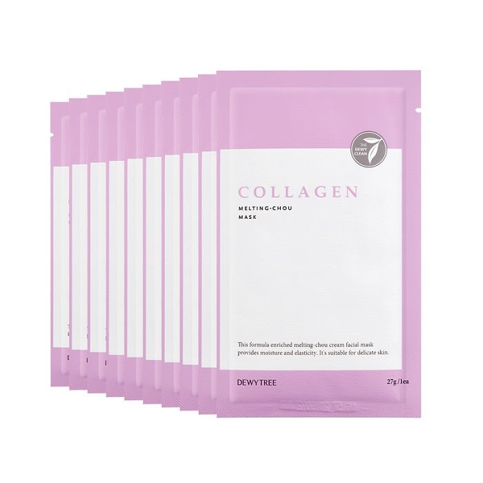 COLLAGEN MELTING - CHOU MASK - Set 10 Masti Cu Acid Hialuronic Si Colagen - skinseen.ro