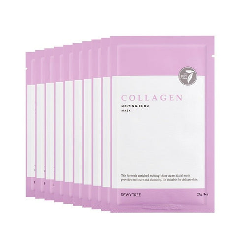 COLLAGEN MELTING - CHOU MASK - Set 10 Masti Cu Acid Hialuronic Si Colagen - skinseen.ro