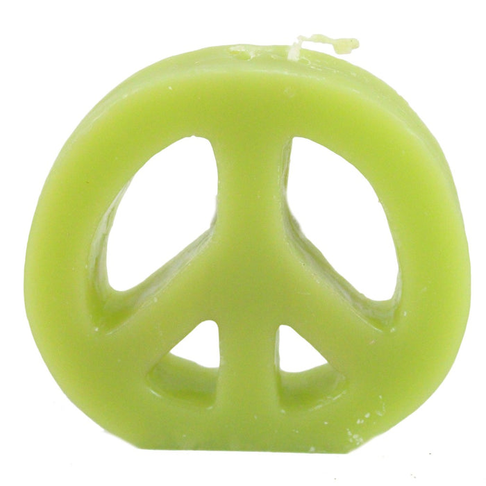 Colorful Peace Sign Candle - Candlestock.com