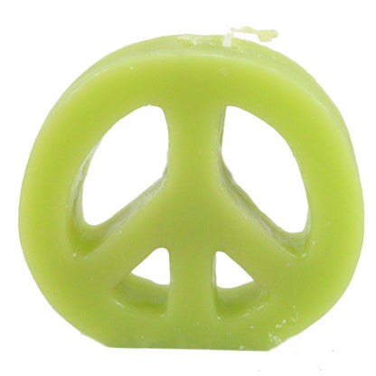 Colorful Peace Sign Candle - Candlestock.com