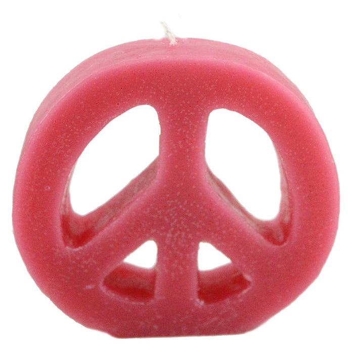 Colorful Peace Sign Candle - Candlestock.com