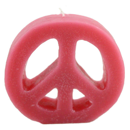 Colorful Peace Sign Candle - Candlestock.com