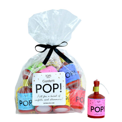 Confetti Pop! Streamers - Multi-Color - Set of 12