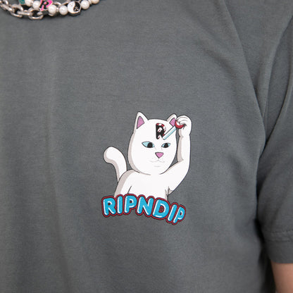 RIPNDIP Control Your Mind Tee (Charcoal)
