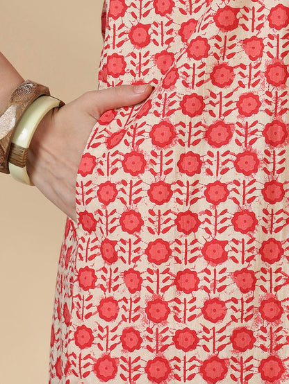 Coral pure cotton lightweight sleepwear for women online