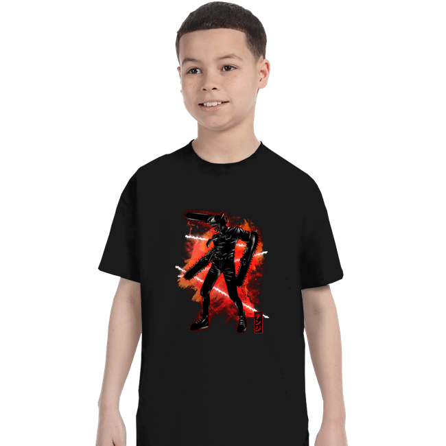 Shirts T-Shirts, Youth / XS / Black Cosmic Chainsaw