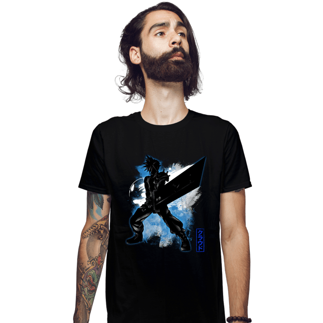Shirts Fitted Shirts, Mens / Small / Black Cosmic Ex Soldier