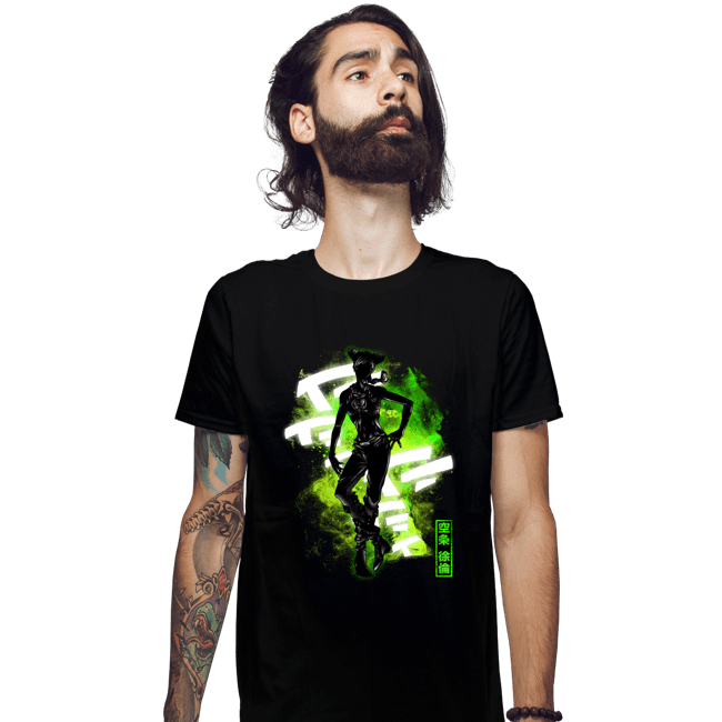 Shirts Fitted Shirts, Mens / Small / Black Cosmic Jolyne Cujoh