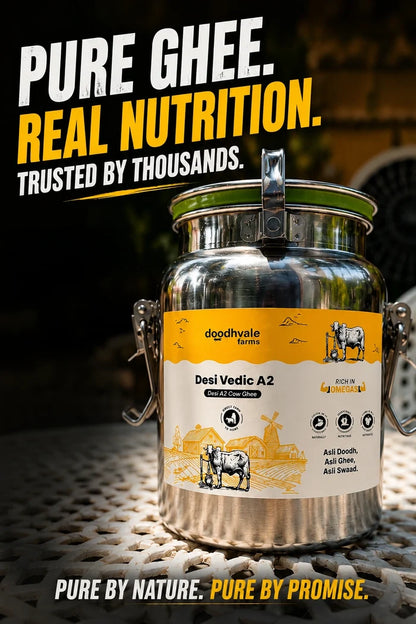 Cow A2 Vedic Desi Ghee Dolchi 5L .