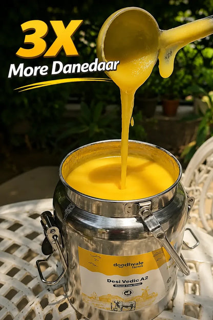 Cow A2 Vedic Desi Ghee Dolchi 5L .