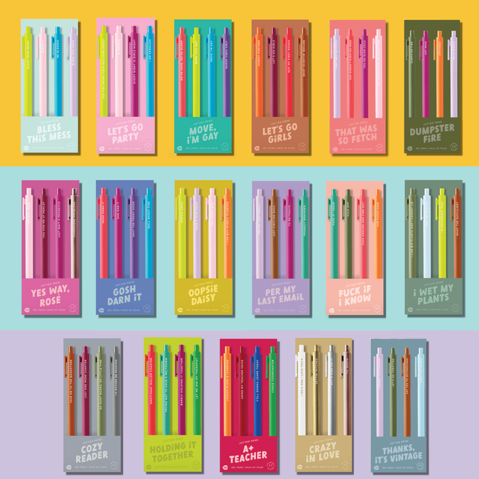 Cozy Reader Jotter Sets 4 Pack
