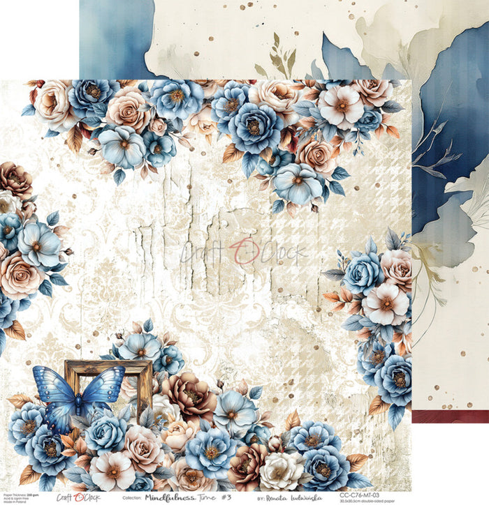 Craft O'Clock - 12X12 Paper Pad - Mindfulness Time. Available at Embellish Away in Bowmanville Ontario Canada.