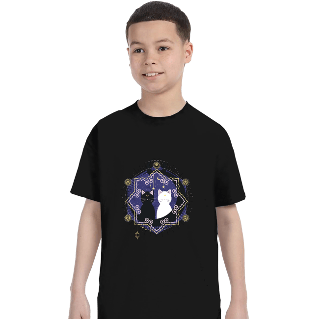 Shirts T-Shirts, Youth / XS / Black Crescent Moon