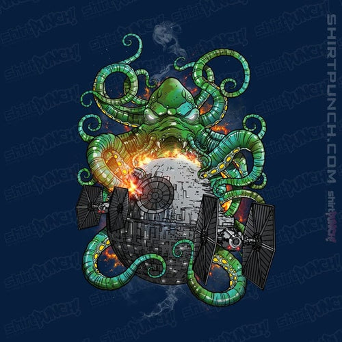 Shirts Magnets / 3"x3" / Navy Cthulhu Strikes Back