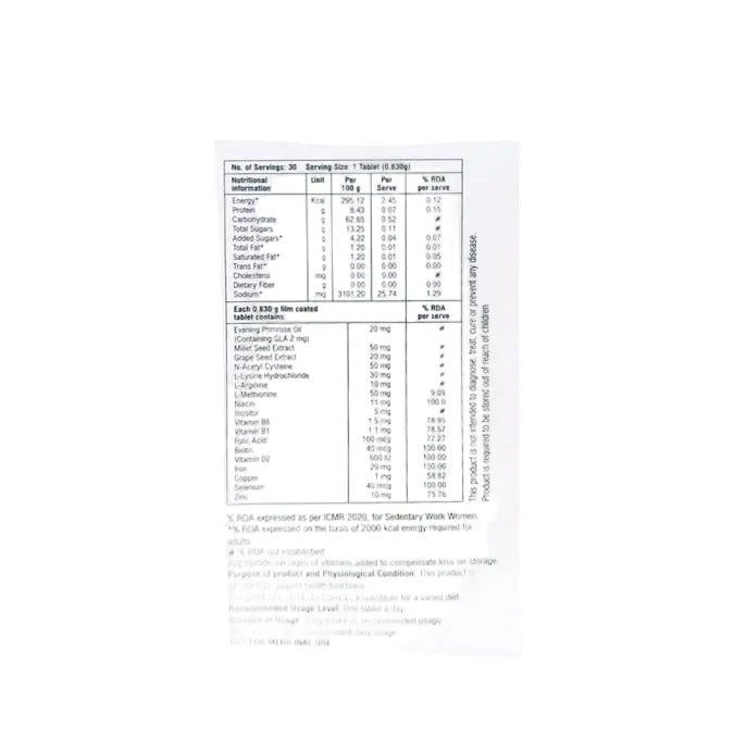 Cutihance Women Nutraceutical Tablet