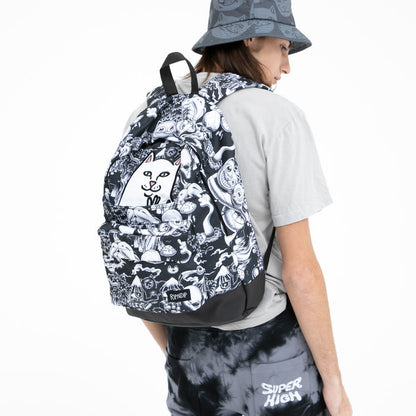 361939 Dark Twisted Fantasy Backpack (Black/White)