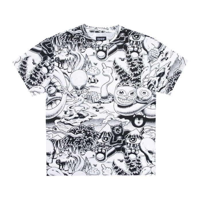 RIPNDIP Dark Twisted Fantasy Short Sleeve Tee (Black/White)