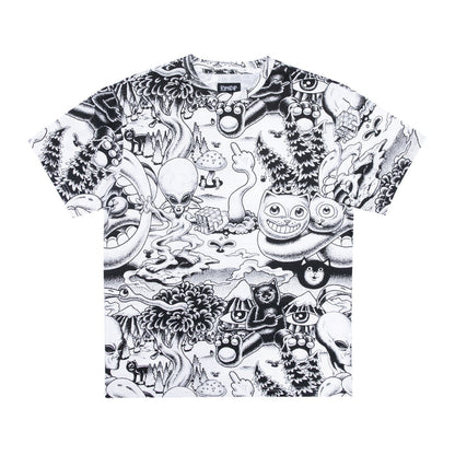 RIPNDIP Dark Twisted Fantasy Short Sleeve Tee (Black/White)