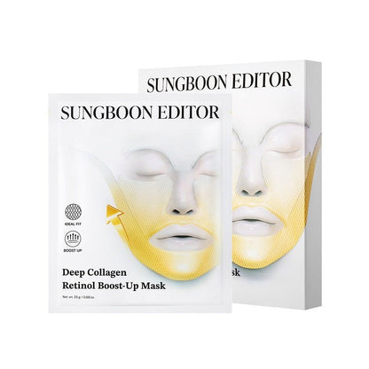 DEEP COLLAGEN RETINOL BOOST UP MASK SET - Set Masti Tip Gel Pentru Elasticitate Si Fermitate - skinseen.ro