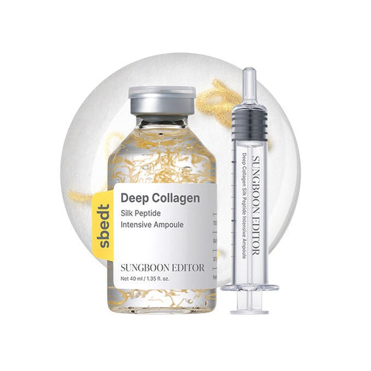 DEEP COLLAGEN SILK PEPTIDE INTENSIVE AMPOULE- Ser Concentrat Anti-Aging Cu Peptide