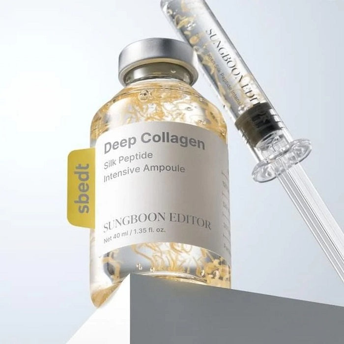 DEEP COLLAGEN SILK PEPTIDE INTENSIVE AMPOULE- Ser Concentrat Anti-Aging Cu Peptide