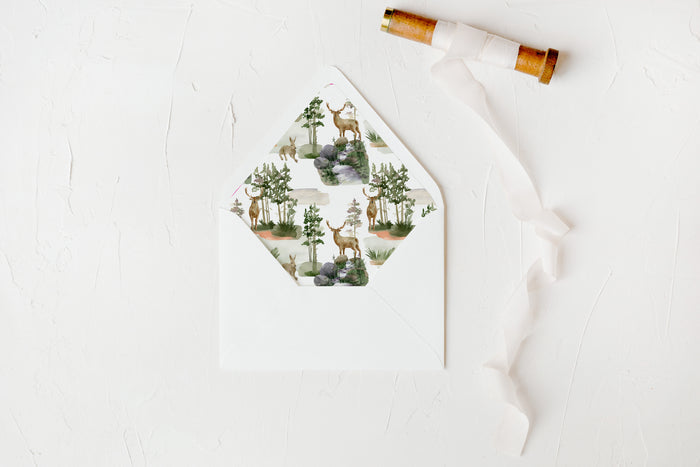 Deer Forest Envelope Liners