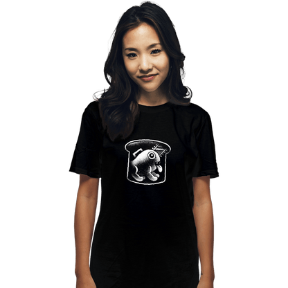 Shirts T-Shirts, Unisex / Small / Black Demon Dog And Bread